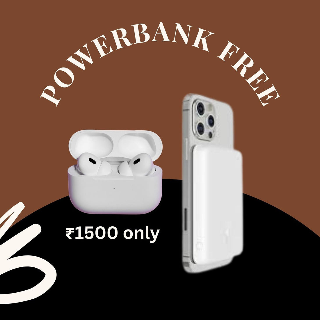 Air Pro 2nd Generation ANC (Type - C) | Free 5000mah Magsafe Powerbank | 100% Warranty Covered